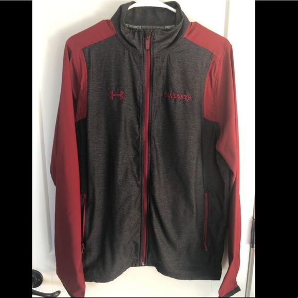 Under Armour Full Zip Jacket Mens Medium South Carolina - Picture 1 of 3